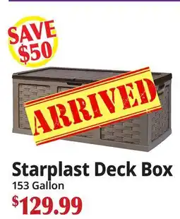 Ocean State Job Lot Starplast Deck Box offer