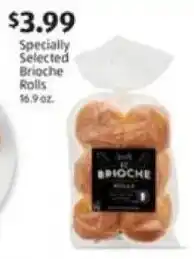 Aldi Specially selected brioche rolls offer