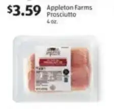 Aldi Appleton Farms Prosciutto offer