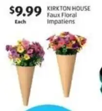 Aldi Kirkton house faux floral impatiens offer