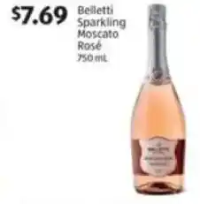 Aldi Belletti Sparkling Moscato Rosé offer