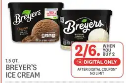 Kings Food Markets BREYER'S ICE CREAM offer