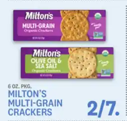 Kings Food Markets MILTON'S MULTI-GRAIN CRACKERS offer