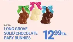 Kings Food Markets LONG GROVE SOLID CHOCOLATE BABY BUNNIES offer