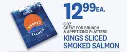 Kings Food Markets KINGS SLICED SMOKED SALMON offer