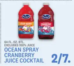 Kings Food Markets OCEAN SPRAY CRANBERRY JUICE COCKTAIL offer