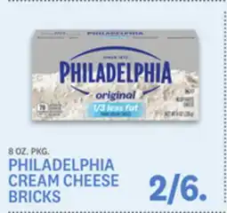 Kings Food Markets PHILADELPHIA CREAM CHEESE BRICKS offer