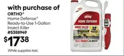 Lowe's Home Defense Ready-to-Use 1-Gallon Insect Killer offer