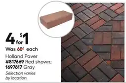 Lowe's Holland Paver offer