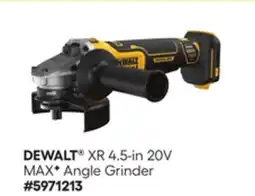 Lowe's XR 4.5-in 20V MAXF Angle Grinder offer