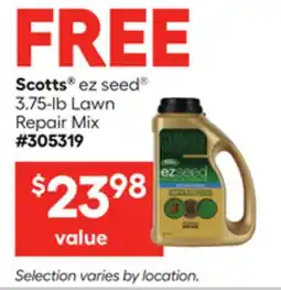 Lowe's FREE ez seed 3.75-lb Lawn Repair Mix offer