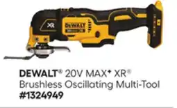 Lowe's DEWALT 20V MAXF XR Brushless Oscillating Multi-Tool offer
