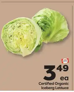 Weis Markets Certified Organic Iceberg Lettuce offer