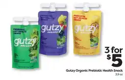 Weis Markets Gutzy Organic Prebiotic Health Snack offer