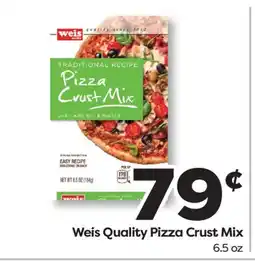 Weis Markets Weis Quality Pizza Crust Mix offer