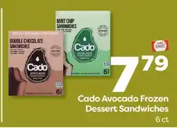 Weis Markets Cado Avocado Frozen Dessert Sandwiches offer