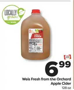 Weis Markets Weis Fresh from the Orchard Apple Cider offer