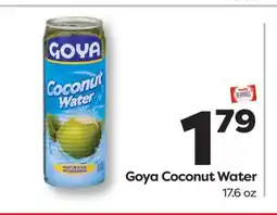 Weis Markets Goya Coconut Water offer