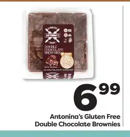 Weis Markets Antonina's Gluten Free Double Chocolate Brownies offer