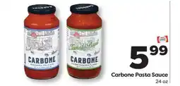 Weis Markets Carbone Pasta Sauce offer