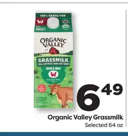 Weis Markets Organic Valley Grassmilk offer