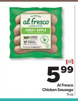 Weis Markets Al Fresco Chicken Sausage offer
