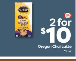 Weis Markets Oregon Chai Latte offer