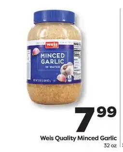 Weis Markets Weis Quality Minced Garlic offer