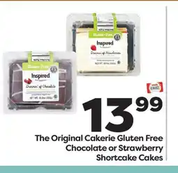 Weis Markets The Original Cakerie Gluten Free Chocolate or Strawberry Shortcake Cakes offer