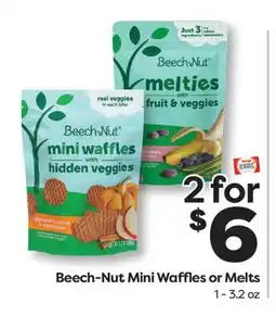 Weis Markets Beech-Nut Mini Waffles or Melts offer