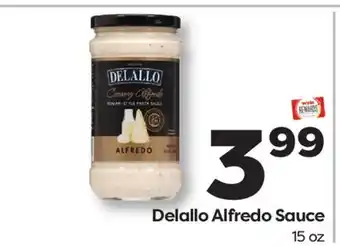 Weis Markets Delallo Alfredo Sauce offer