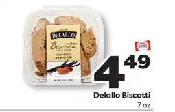 Weis Markets Delallo Biscotti offer