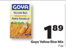 Weis Markets Goya Yellow Rice Mix offer