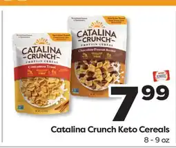 Weis Markets Catalina Crunch Keto Cereals offer