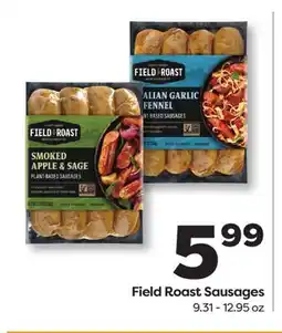 Weis Markets Field Roast Sausages offer