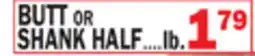 C Town BUTT or SHANK HALF offer