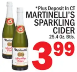 C Town MARTINELLI'S SPARKLING CIDER offer