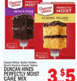 C Town DUNCAN HINES PERFECTLY MOIST CAKE MIX offer