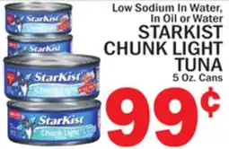 C Town STARKIST CHUNK LIGHT TUNA offer