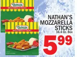 C Town NATHAN'S MOZZARELLA STICKS offer