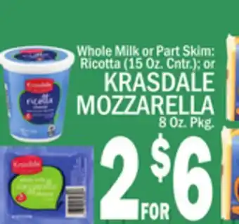 C Town KRASDALE MOZZARELLA offer