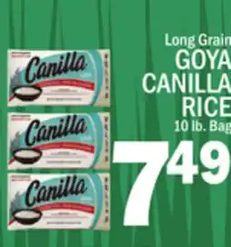 C Town GOYA CANILLA RICE offer