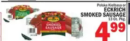 C Town ECKRICH SMOKED SAUSAGE offer