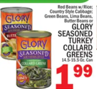 C Town GLORY SEASONED TURKEY COLLARD GREENS offer
