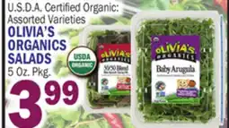 C Town OLIVIA'S ORGANICS SALADS offer