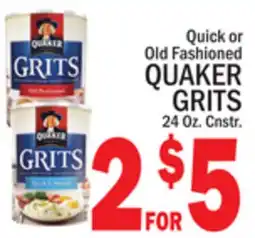 C Town QUAKER GRITS offer