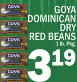 C Town GOYA DOMINICAN DRY RED BEANS offer