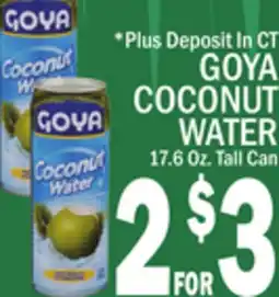 C Town GOYA COCONUT WATER offer