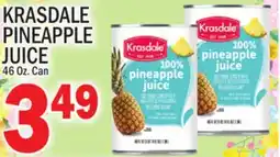 C Town KRASDALE PINEAPPLE JUICE offer