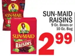 C Town SUN-MAID RAISINS offer